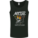 Heavy Metal Death of Music Skull Mens Vest Tank Top Black