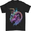 Heavy Metal Music Goat Skull Death Mens T-Shirt 100% Cotton Black