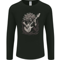 Heavy Metal Rock Skull Guitar Music 2 Mens Long Sleeve T-Shirt Black