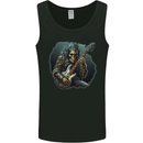 Heavy Metal Rock Skull Guitar Music Mens Vest Tank Top Black