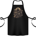 Heavy Metal Skull Rock Band Biker Music Grim Reaper Cotton Apron 100% Organic Black
