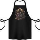 Heavy Metal Skull Rock Band Biker Music Grim Reaper Cotton Apron 100% Organic Black