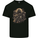 Heavy Metal Skull Rock Band Biker Music Grim Reaper Kids T-Shirt Childrens Black