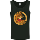 Hedgehog Living on the Hedge Funny Surfing Mens Vest Tank Top Black
