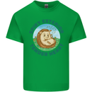 Hedgehog Spiky Exterior Tender Heart Mens Cotton T-Shirt Tee Top Irish Green