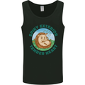 Hedgehog Spiky Exterior Tender Heart Mens Vest Tank Top Black