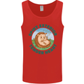 Hedgehog Spiky Exterior Tender Heart Mens Vest Tank Top Red