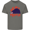 Hedgehog Ughh People Funny Mens Cotton T-Shirt Tee Top Charcoal