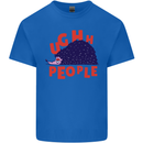Hedgehog Ughh People Funny Mens Cotton T-Shirt Tee Top Royal Blue