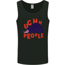 Hedgehog Ughh People Funny Mens Vest Tank Top Black