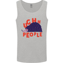 Hedgehog Ughh People Funny Mens Vest Tank Top Sports Grey