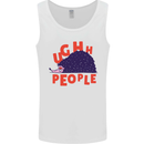 Hedgehog Ughh People Funny Mens Vest Tank Top White