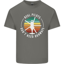 Helicopter Pilots Don't Need Runways Funny Kids T-Shirt Childrens Charcoal