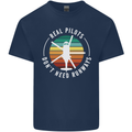 Helicopter Pilots Don't Need Runways Funny Mens Cotton T-Shirt Tee Top Navy Blue