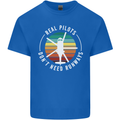 Helicopter Pilots Don't Need Runways Funny Mens Cotton T-Shirt Tee Top Royal Blue