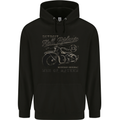 Hell Riders Biker Motorbike Motorcycle Chopper Mens 80% Cotton Hoodie Black