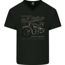 Hell Riders Biker Motorbike Motorcycle Chopper Mens V-Neck Cotton T-Shirt Black
