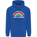 Hello Mama & Papa Im a Gaysian LGBT Childrens Kids Hoodie Royal Blue