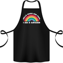 Hello Mama & Papa Im a Gaysian LGBT Cotton Apron 100% Organic Black