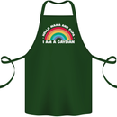 Hello Mama & Papa Im a Gaysian LGBT Cotton Apron 100% Organic Forest Green