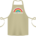 Hello Mama & Papa Im a Gaysian LGBT Cotton Apron 100% Organic Khaki