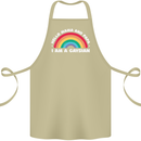 Hello Mama & Papa Im a Gaysian LGBT Cotton Apron 100% Organic Khaki