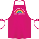 Hello Mama & Papa Im a Gaysian LGBT Cotton Apron 100% Organic Pink