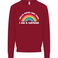 Hello Mama & Papa Im a Gaysian LGBT Kids Sweatshirt Jumper Red