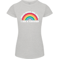 Hello Mama & Papa Im a Gaysian LGBT Womens Petite Cut T-Shirt Sports Grey