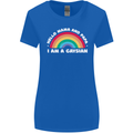 Hello Mama & Papa Im a Gaysian LGBT Womens Wider Cut T-Shirt Royal Blue