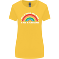 Hello Mama & Papa Im a Gaysian LGBT Womens Wider Cut T-Shirt Yellow