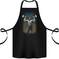 Hercules Gym Bodybuilding Weightlifting Training Cotton Apron 100% Organic Black