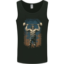 Hercules Gym Bodybuilding Weightlifting Training Mens Vest Tank Top Black