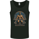 Hercules Gym Bodybuilding Weightlifting Training Mens Vest Tank Top Black