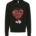 Here's to a Tolerable New Year Cigarette Lighter Kids Sweatshirt Jumper Black