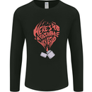 Here's to a Tolerable New Year Cigarette Lighter Mens Long Sleeve T-Shirt Black