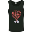 Here's to a Tolerable New Year Cigarette Lighter Mens Vest Tank Top Black