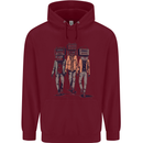 Hi-Fi Head Obscure Music Childrens Kids Hoodie Maroon