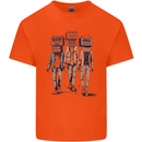 Hi-Fi Head Obscure Music Kids T-Shirt Childrens Orange