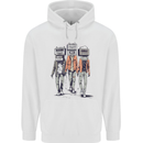 Hi-Fi Head Obscure Music Mens 80% Cotton Hoodie White
