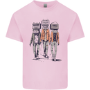Hi-Fi Head Obscure Music Mens Cotton T-Shirt Tee Top Light Pink