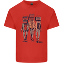Hi-Fi Head Obscure Music Mens Cotton T-Shirt Tee Top Red