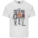 Hi-Fi Head Obscure Music Mens Cotton T-Shirt Tee Top White