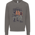 Hi-Fi Head Obscure Music Mens Sweatshirt Jumper Charcoal