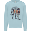 Hi-Fi Head Obscure Music Mens Sweatshirt Jumper Light Blue