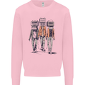Hi-Fi Head Obscure Music Mens Sweatshirt Jumper Light Pink