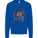 Hi-Fi Head Obscure Music Mens Sweatshirt Jumper Royal Blue