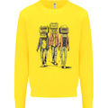 Hi-Fi Head Obscure Music Mens Sweatshirt Jumper Yellow