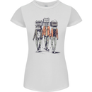 Hi-Fi Head Obscure Music Womens Petite Cut T-Shirt White
