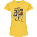 Hi-Fi Head Obscure Music Womens Petite Cut T-Shirt Yellow